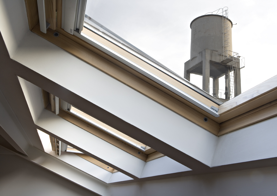 Il loft è in una zona industriale