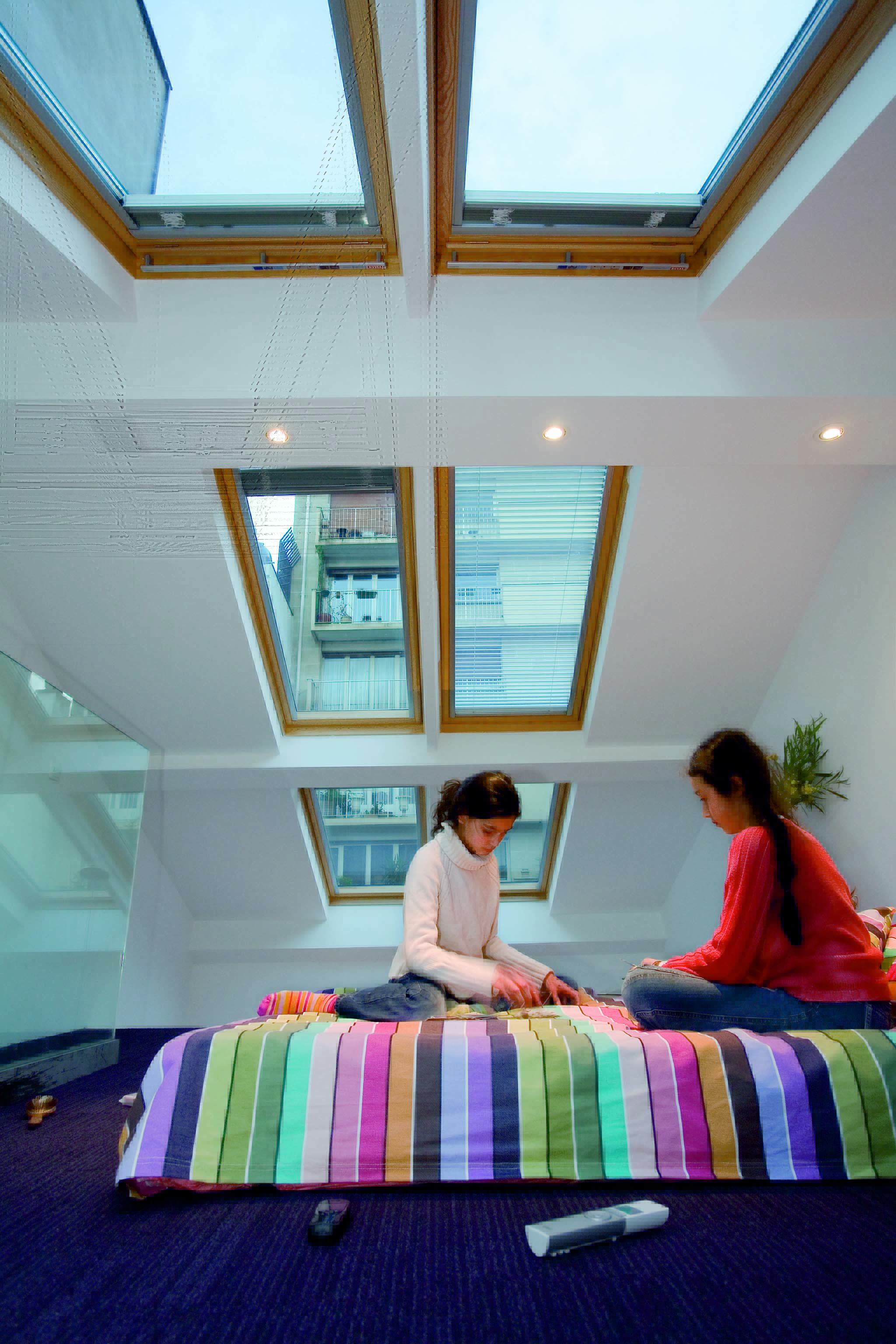 Le finestre integrate nel tetto