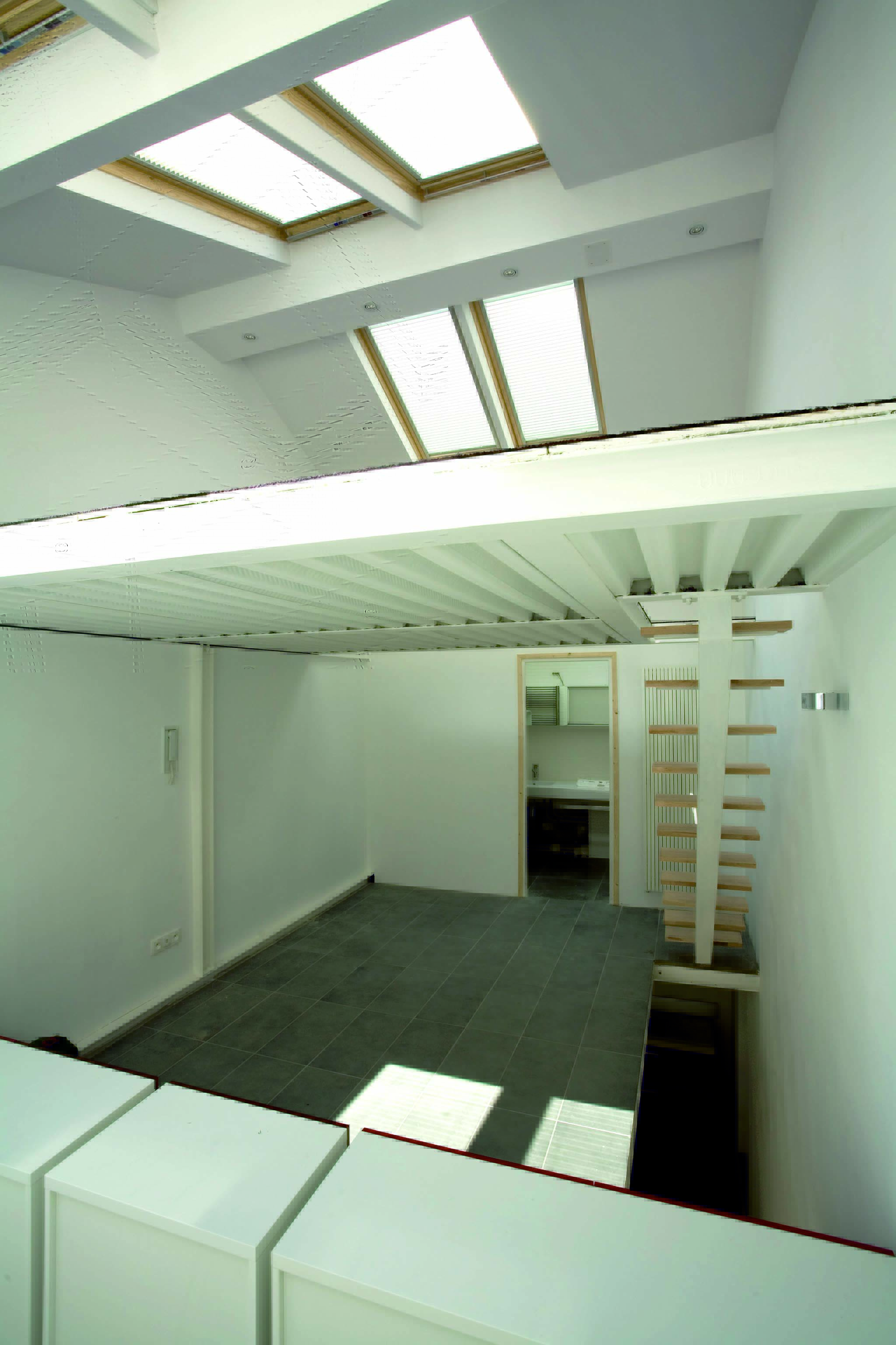 L'atelier con i mezzanini