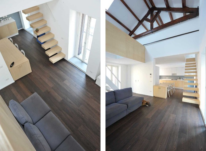 Zona giorno e cucina