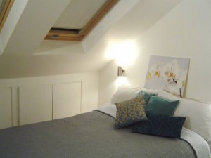 Camera da letto in mansarda