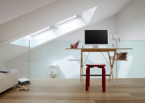 Zona relax in mansarda